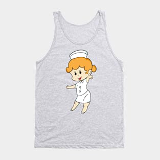 The nurse cartoon style Tank Top